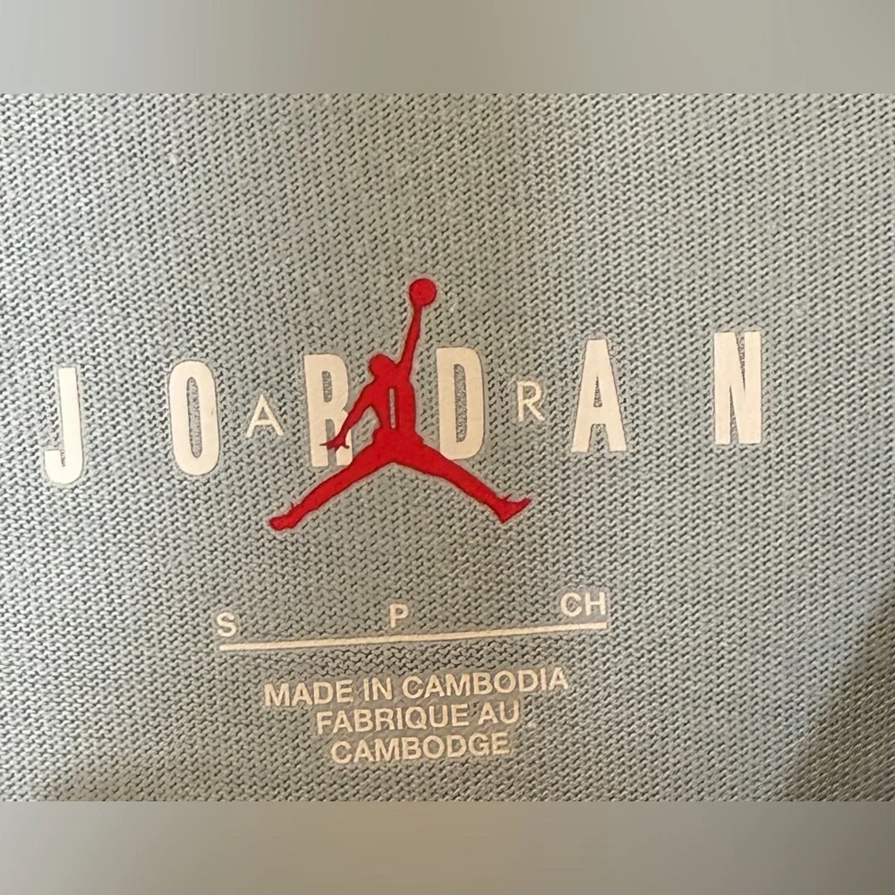 Nike Air Jordan | Men’s Blue Jumpman Graffiti Short Sleeve Crew Tee Size S NWT